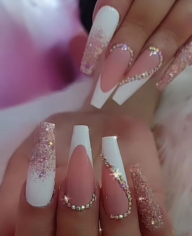 Rose Rhinestones for Nails