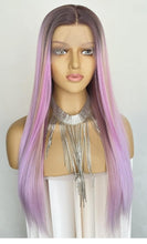 Load image into Gallery viewer, Purple Pink Highlighted Wig
