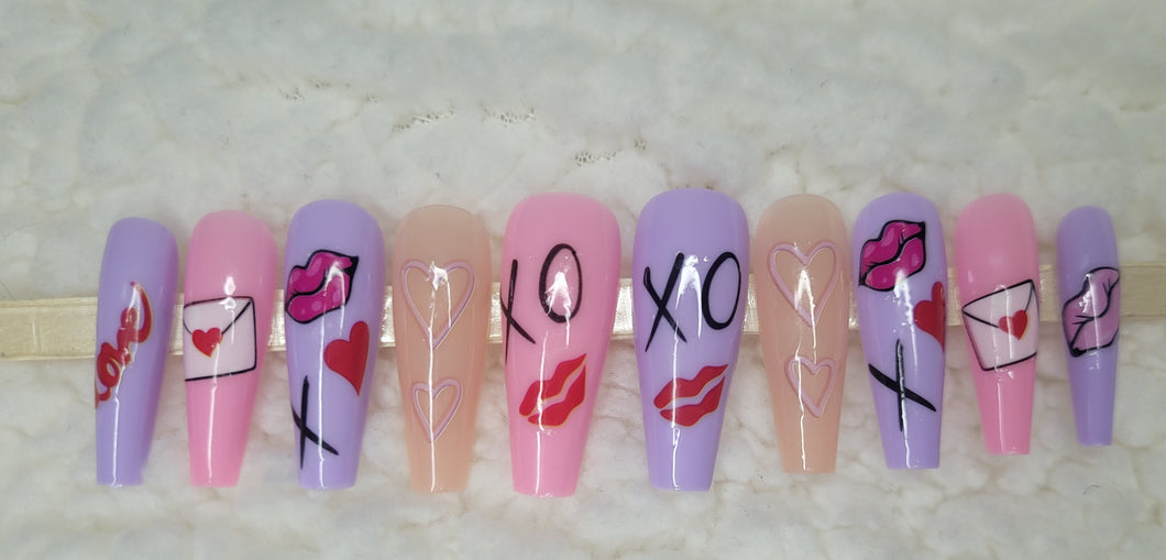 Love Letters | Press on Nails