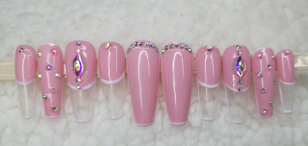 Pastel Pink Princess | Press on Nails
