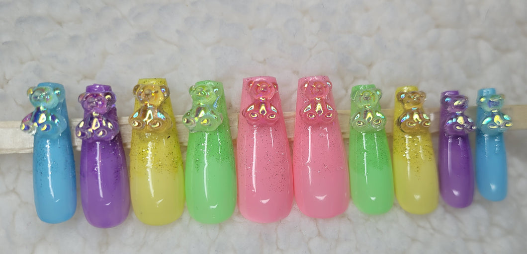 Jelly Bears | Press on Nails