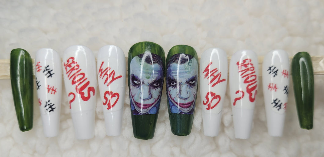 Why so Serious Girl? | Press on Nails