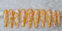 Load image into Gallery viewer, Orange Creamsicle Marble | Press on Nails
