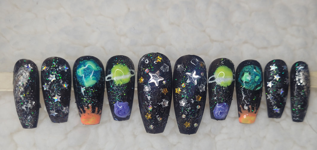 Space Galaxy | Press on Nails