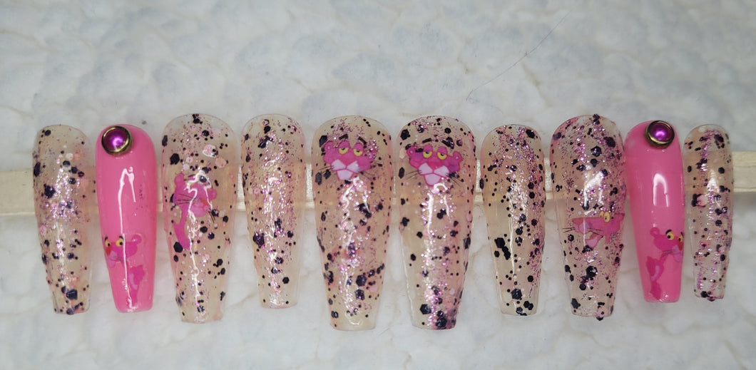 Pink Spotterz | Press on Nails