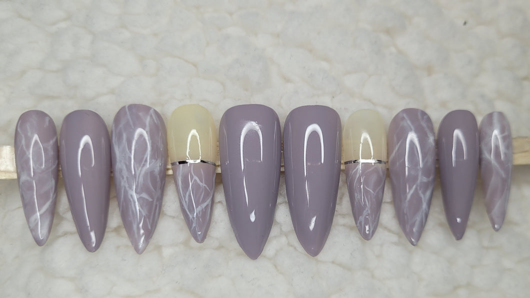 Stone Marble | Press on Nails