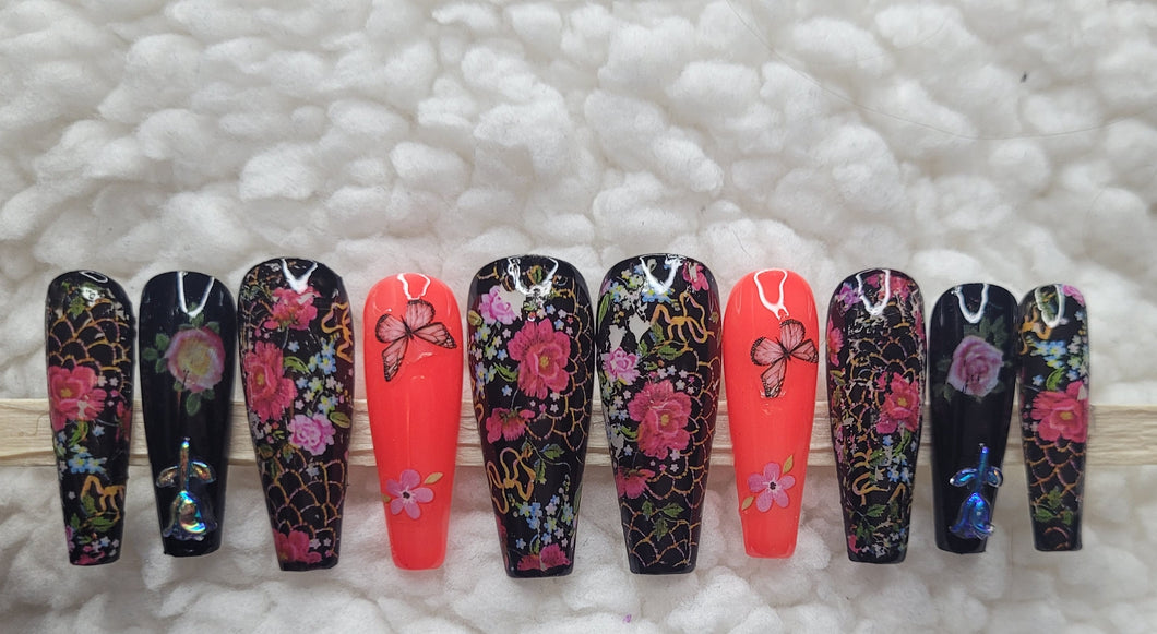Floral Scented Beauty | Press on Nails