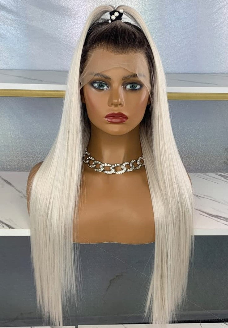 Platinum Blonde Lacefront Wig