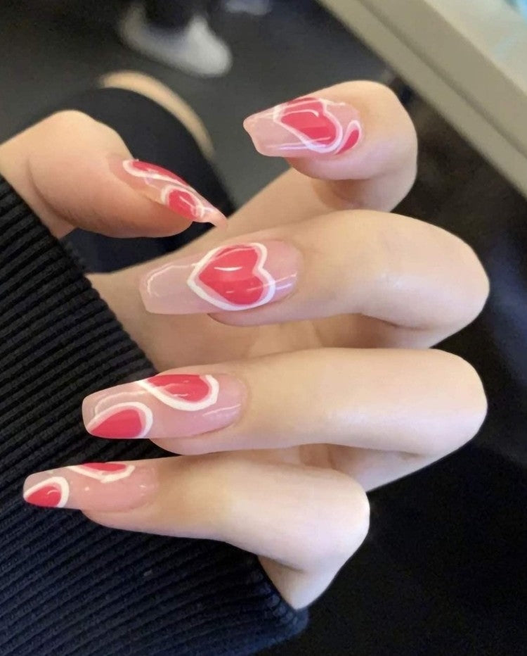 Pink Heart Hearts